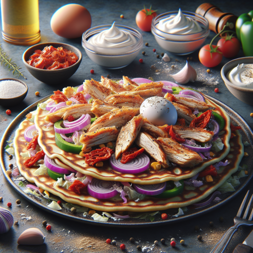 Zapiekane naleśniki gyros