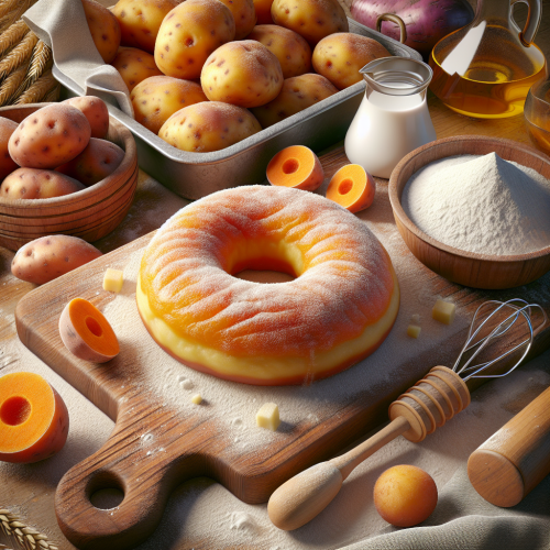 Puszyste pączki ziemniaczane na słodko