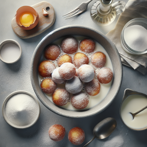 Mini pączki z mascarpone