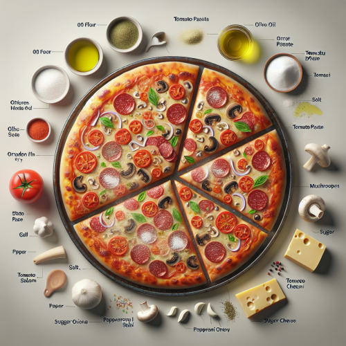Domowa pizza z patelni na drożdżach