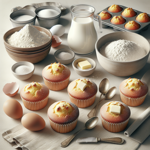 Klasyczne muffinki waniliowe