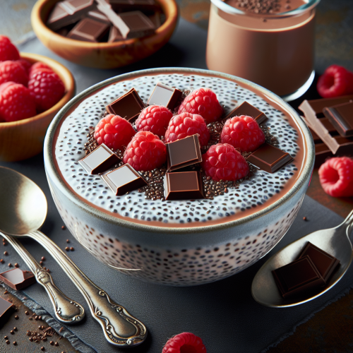 Pudding czekoladowy z nasionami chia