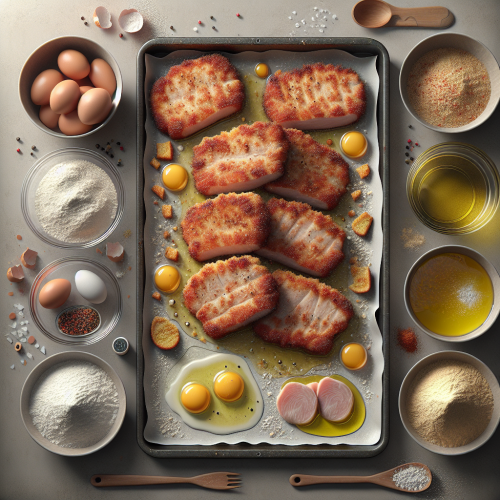 Chrupiące kotlety schabowe pieczone w piekarniku