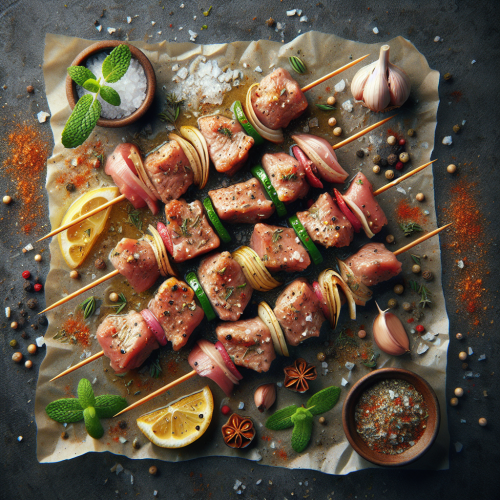 Greckie szaszłyki Souvlaki