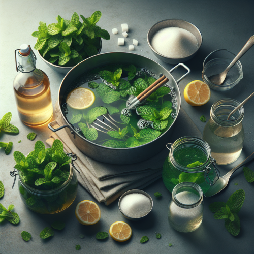Domowy syrop miętowy