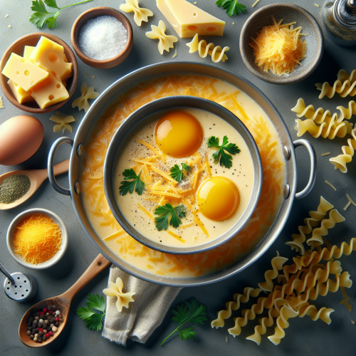 Zupa z serem cheddar