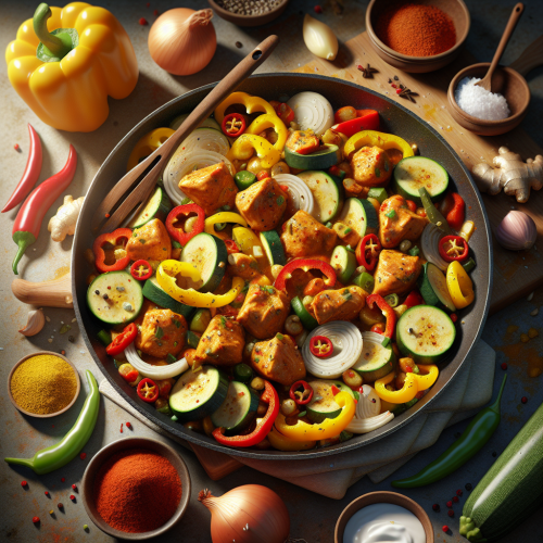 Kurczak Tikka Masala z warzywami