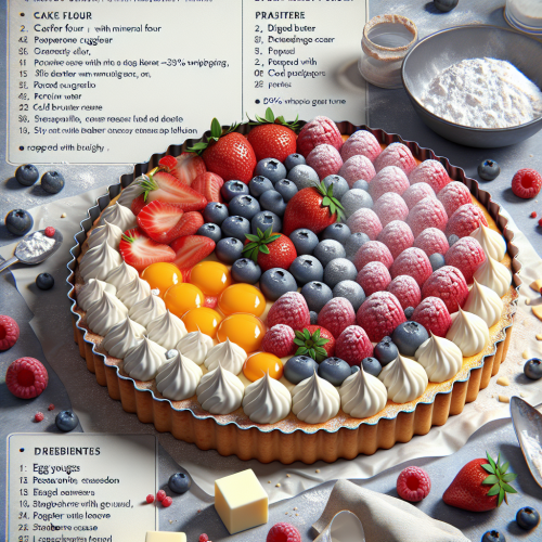 Letnia tarta owocowa z kremem mascarpone