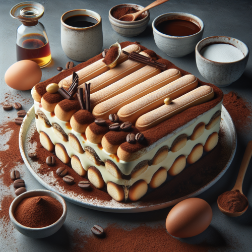 Klasyczne włoskie tiramisu