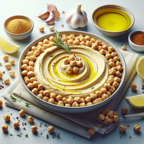 Klasyczny hummus z ciecierzycy