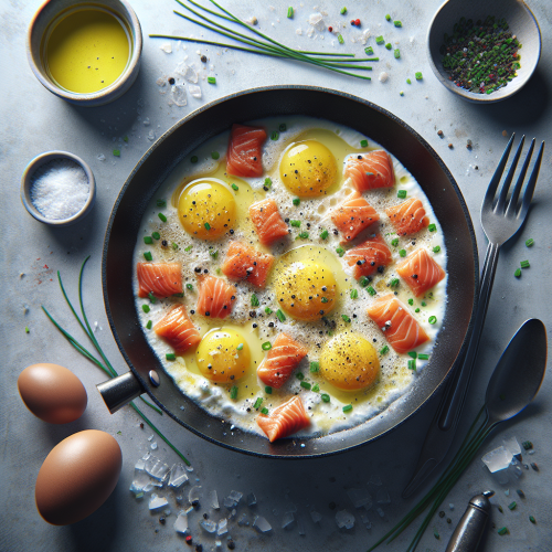 JAJECZNICA Z ŁOSOSIEM