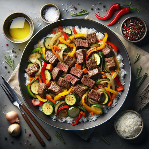 OBIAD – WOŁOWINA STIR FRY