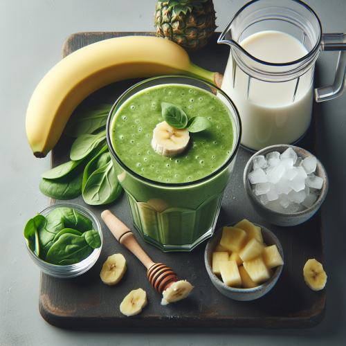 Koktajl zielony potwór