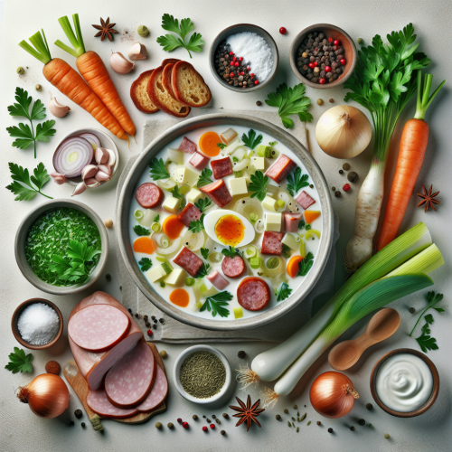 Tradycyjny biały barszcz wielkanocny